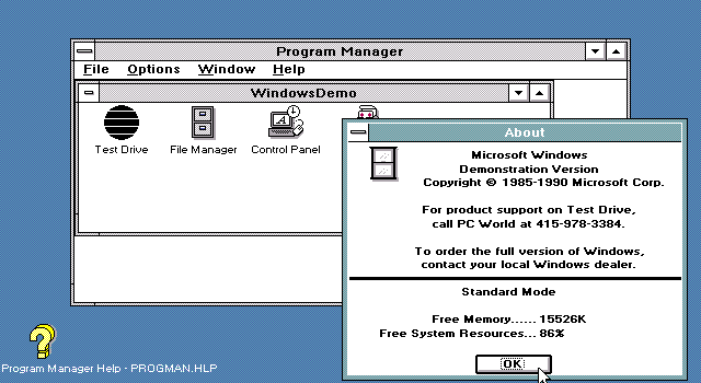 PC World Windows 3 Test Drive - About